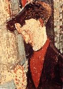 Amedeo Modigliani Portrait of Franck Burty Haviland china oil painting artist